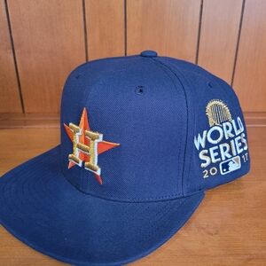 Mitchell & Ness Worlds Series 2017 Houston Astros Snapback Baseball Trucker Cap